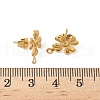 304 Stainless Steel Stud Earring Finding STAS-V015-28G-3