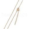 Brass Micro Pave Cubic Zirconia Pendant Necklaces NJEW-H100-03G-3