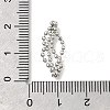 Brass Ball Chain Multi-Strand Connector Charms KK-U061-06P-3