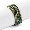 Electroplated Non-magnetic Hematite Beads Strands G-P571-A01-01B-1