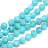 Natural White Jade Bead Strands X-G-R297-8mm-45-3