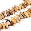 Natural Yellow Opal Beads Strands G-T140-61-4