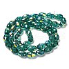 Electroplate Glass Beads Strands EGLA-D030-04C-2