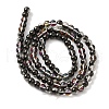 Transparent Electroplate Glass Beads Strands GLAA-T032-T4mm-C06-2