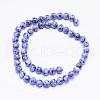 Natural Blue Spot Jasper Bead Strands G-F425-26-2