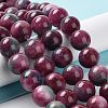 Dyed Natural Malaysia Jade Beads Strands G-G021-01D-05-2