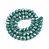 Electroplate Glass Beads Strands EGLA-A034-P2mm-A09-2
