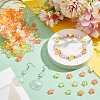SUNNYCLUE 300Pcs 3 Colors Eco-Friendly Transparent Acrylic Beads OACR-SC0001-67-4