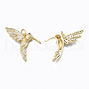 Brass Micro Pave Cubic Zirconia Pendants ZIRC-N039-147A-NF-2