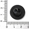 304 Stainless Steel Flat Round Brooch Brooch Base Settings STAS-S172-10B-B-3