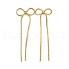 304 Stainless Steel Stud Earrings EJEW-A129-01G-2