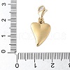 304 Stainless Steel Heart Pendant Decoration STAS-S165-15G-3