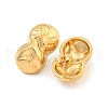 Peanut 304 Stainless Steel Ear Studs EJEW-L290-032G-2