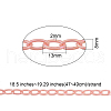 11 Colors Acrylic Opaque Cable Chains PACR-CJ0001-12-2