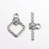 Tibetan Style Alloy Toggle Clasps X-TIBEB-A101564-AS-FF-1