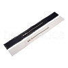 Givenny-EU 2Pcs 2 Colors Nylon Zipper with Brass Finding DIY-GN0001-01-7