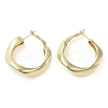 Brass Hoop Earrings EJEW-K276-09G-1