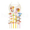   1Pc Arch/Cat Shape Wood Wall Mounted Jewelry Organizer DIY-PH0022-99B-7