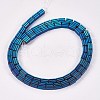 Electroplate Non-magnetic Synthetic Hematite Beads Strands G-P367-K-09-1