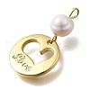 Brass Pendants KK-B132-11G-2
