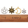 Tibetan Style Alloy Pendants TIBEP-TA0004-02-RS-6