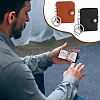 AHADERMAKER 4 Sets 2 Colors Mini Photo Keychain KEYC-GA0001-36-5