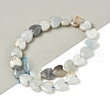 Natural Flower Amazonite Beads Strands G-D316-B02-1