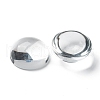 Transparent Half Round Glass Cabochons GGLA-R027-30mm-3