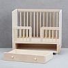 Wood Crib Bed Miniature Ornaments PW-WGC84EF-01-4