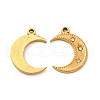 Ion Plating(IP) 304 Stainless Steel Pendants STAS-Q001-10G-2