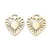 Ion Plating(IP) 316L Surgical Stainless Steel Charms STAS-Q247-10G-1
