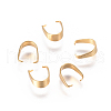 PVD Vacuum Plating 304 Stainless Steel Snap on Bails STAS-I120-50A-G-1