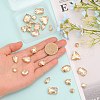 CHGCRAFT 140Pcs 12 Style Mixed Shape Sew on Rhinestone FIND-CA0007-43E-3