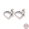 925 Sterling Silver Lobster Claw Clasps STER-D036-01AS-4
