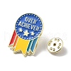 QA Medal Enamel Pins JEWB-C044-08G-3