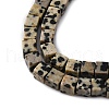 Natural Dalmatian Jasper Beads Strands G-F631-K30-4