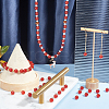 ARRICRAFT Natural Carnelian Beads Strands G-AR0002-93-4