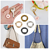 Hobbspring 24Pcs 4 Colors Alloy Spring Gate Rings FIND-HS0001-26A-7