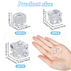 CRASPIRE 170Pcs 3 Styles Plastic Beads KY-CP0001-15-2