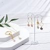 Light Gold Plated Alloy Enamel Pendants PALLOY-SC0002-42-5