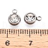 201 Stainless Steel Charms STAS-N109-222A-P-3