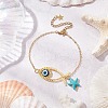 Glass Seed Beads Link Bracelets BJEW-MZ00152-04-1