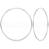 Beebeecraft 1 Pair 925 Sterling Silver Big Hoop Earrings STER-BBC0007-24-1