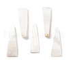 Natural Freshwater Shell Pendants SHEL-D082-06A-1