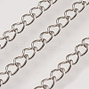 Tarnish Resistant Handmade 304 Stainless Steel Curb Chains STAS-P200-11P-1