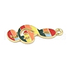 Alloy Enamel Pandants FIND-M083-04C-G-2