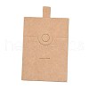 Blank Kraft Paper Ring Display Cards CDIS-G005-13-1