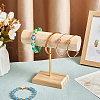 Wood T Bar Bracelet Display Stands AJEW-WH0534-19B-4