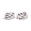 Non-Tarnish 201 Stainless Steel Pendants STAS-S110-079P-2