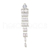 Brass Rhinestone Pendants KK-I715-03S-02-1